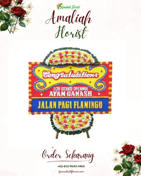 Sewa Papan Bunga Muja Muju
